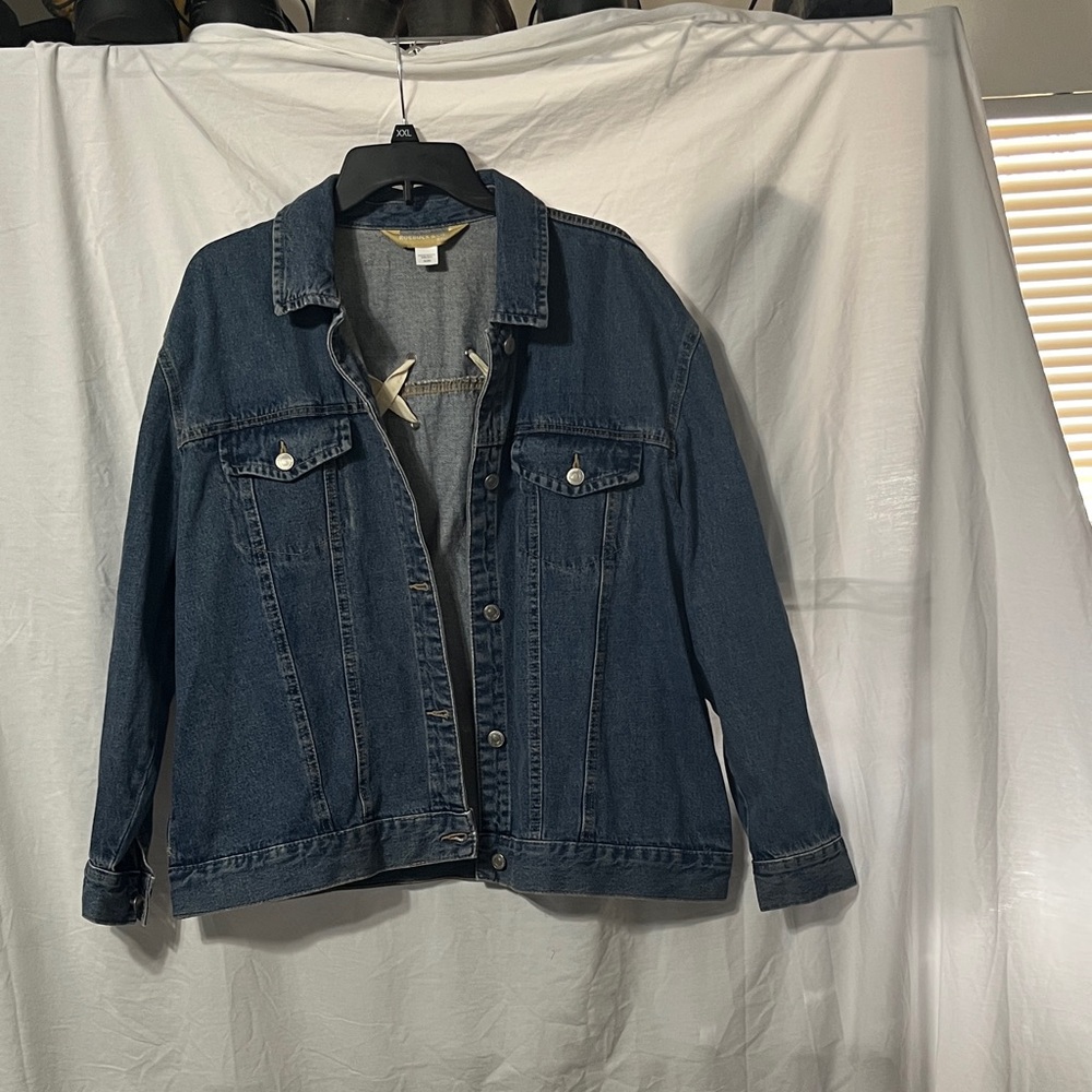 Dark Blue Denim Jean Jacket